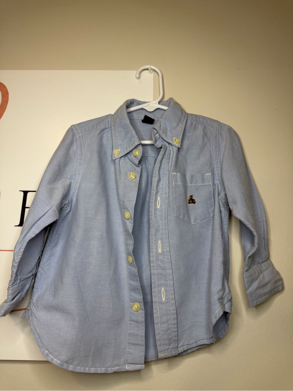 GAP Light Blue Button-Down Shirt for Kids
